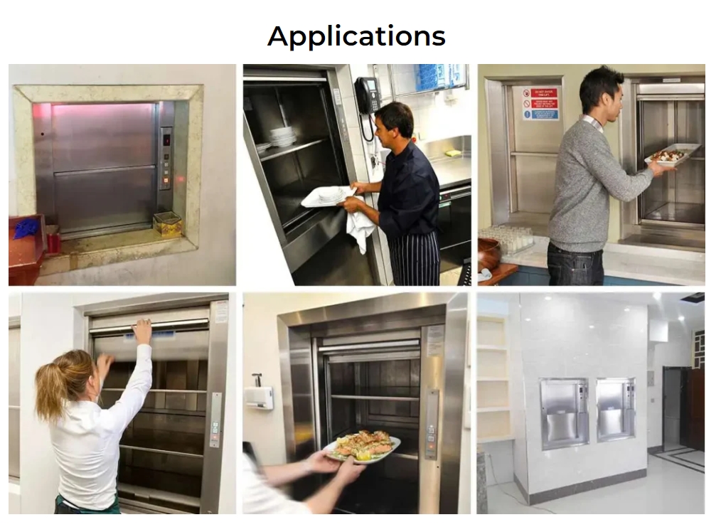 Food Elevator For Restaurant Application