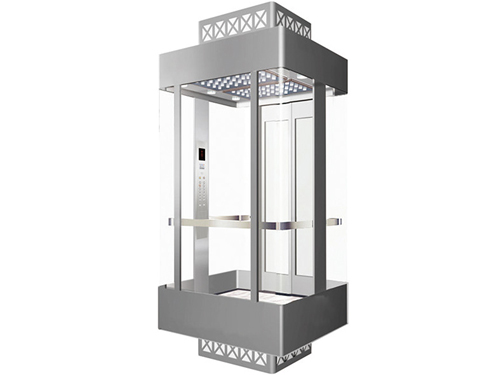 Panoramic Elevator with Square Cabin for Commercial