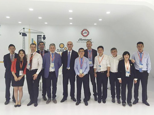 Working with Montanari traction machine (Italy Company)