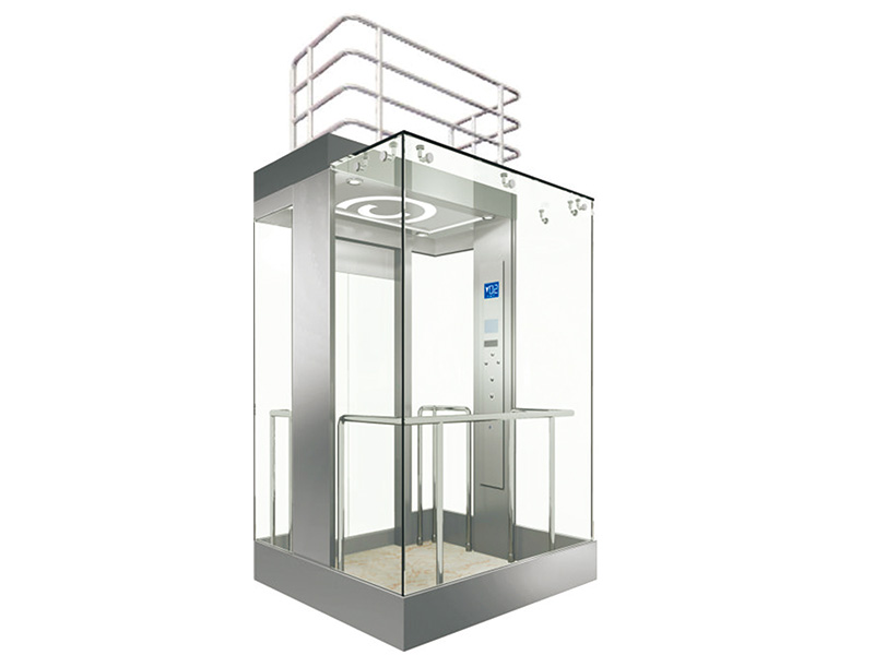 Panoramic Elevator with Square Cabin for Commercial