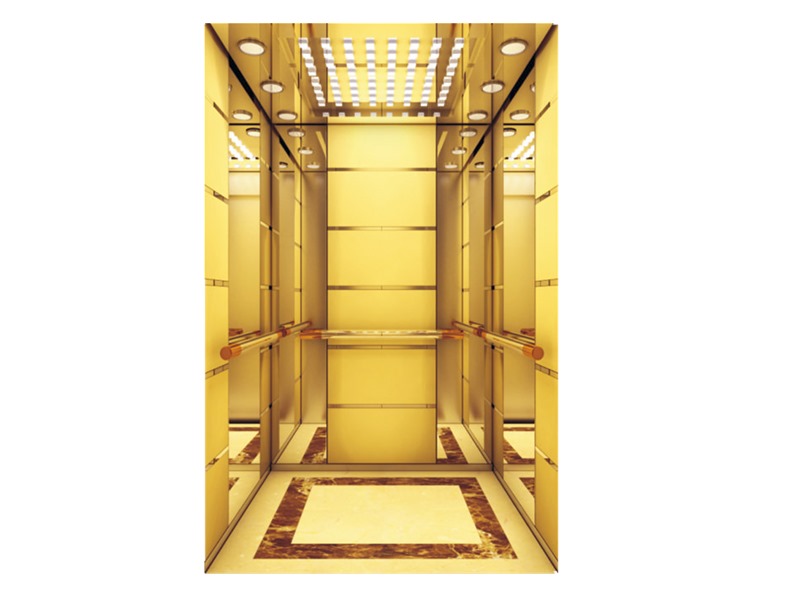  Passenger Elevator with Gold Decoration